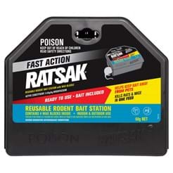 RATSAK Fast Action Reusable Rodent Bait Station