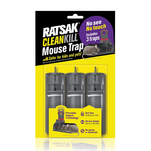 Ratsak Clean Kill Mouse Trap 3 Pack Product Image