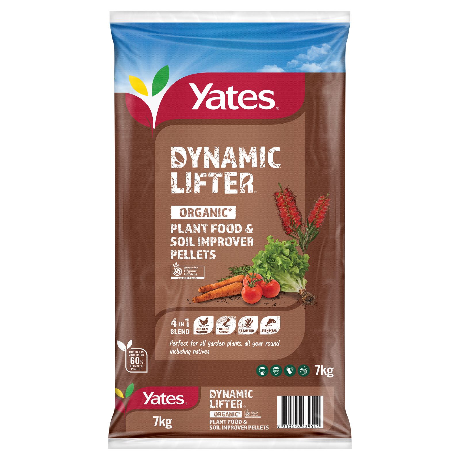 Yates 7kg Dynamic Lifter Soil Improver & Plant Fertiliser