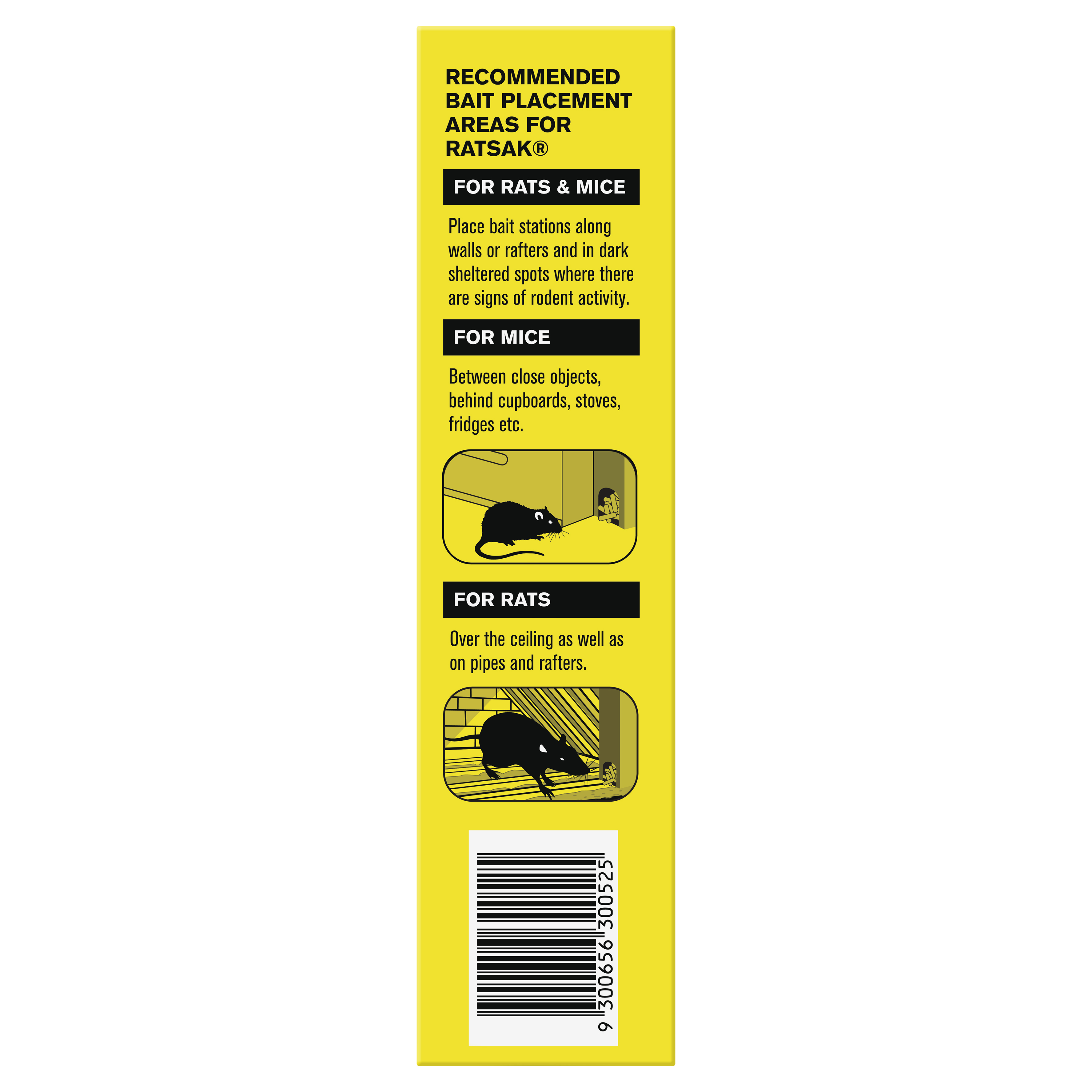 RATSAK Double Strength Bait Station Yates Gardening Australia