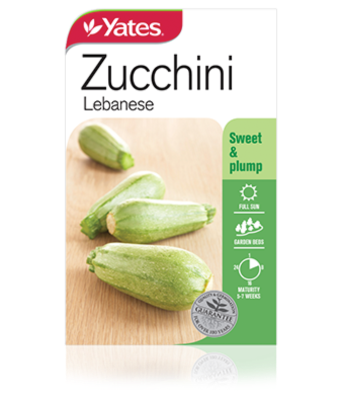 Zucchini Lebanese Garden Seeds Yates Australia