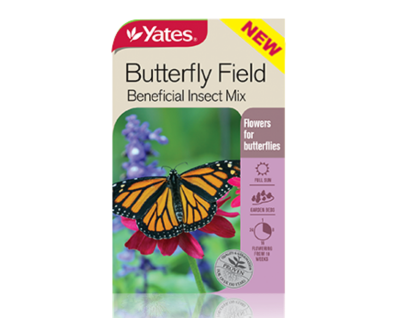 Butterfly Field Beneficial Insect Mix Garden Seeds Yates Australia
