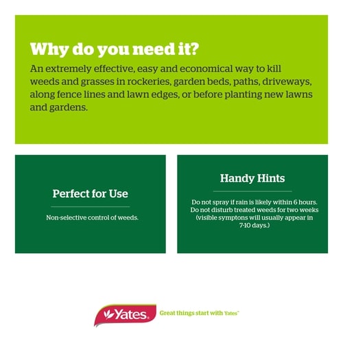 Yates 1L Zero Weedkiller Super Concentrate