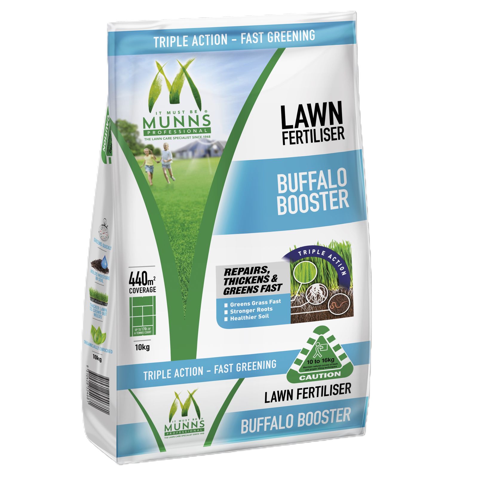 Munns Professional 10kg Buffalo Booster Lawn Fertiliser