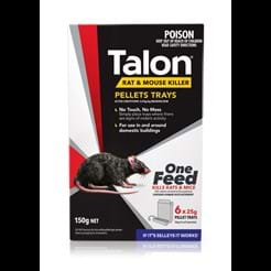 Talon 150g Rat & Mouse Pellet Trays - 6 X 25g Trays