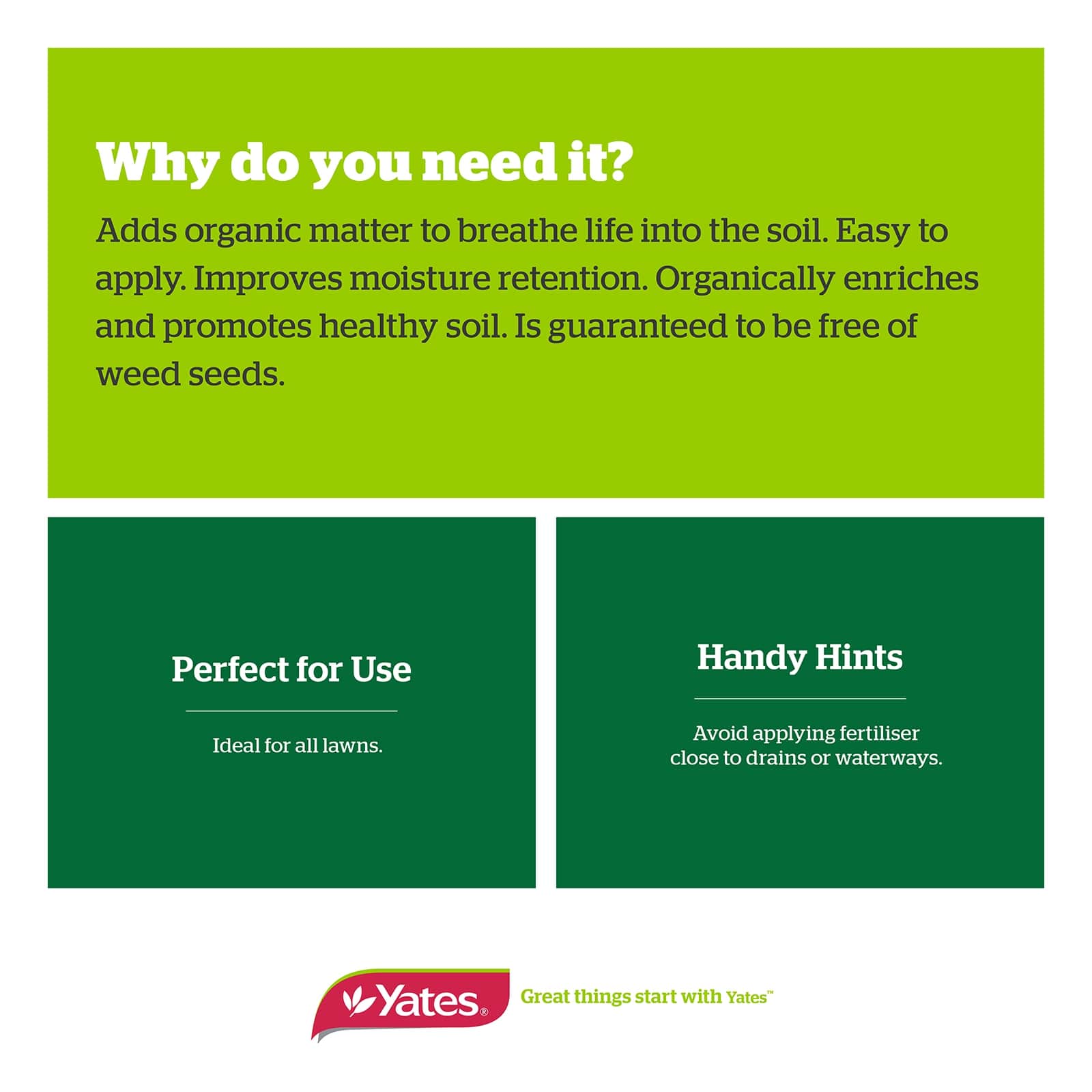 Yates 10kg Dynamic Lifter Organic Lawn Food WA