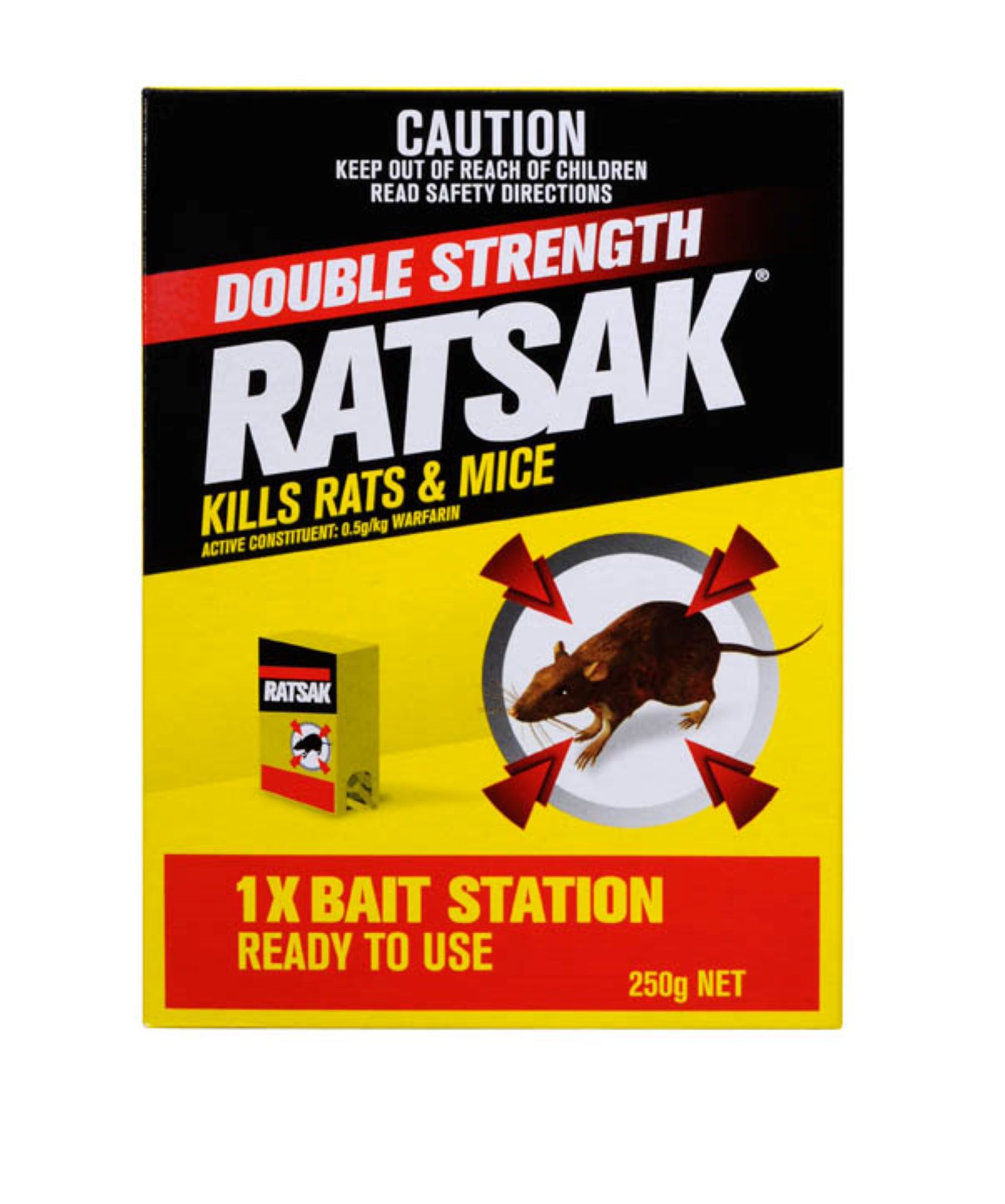 RATSAK Double Strength Bait Station | Yates Gardening Australia