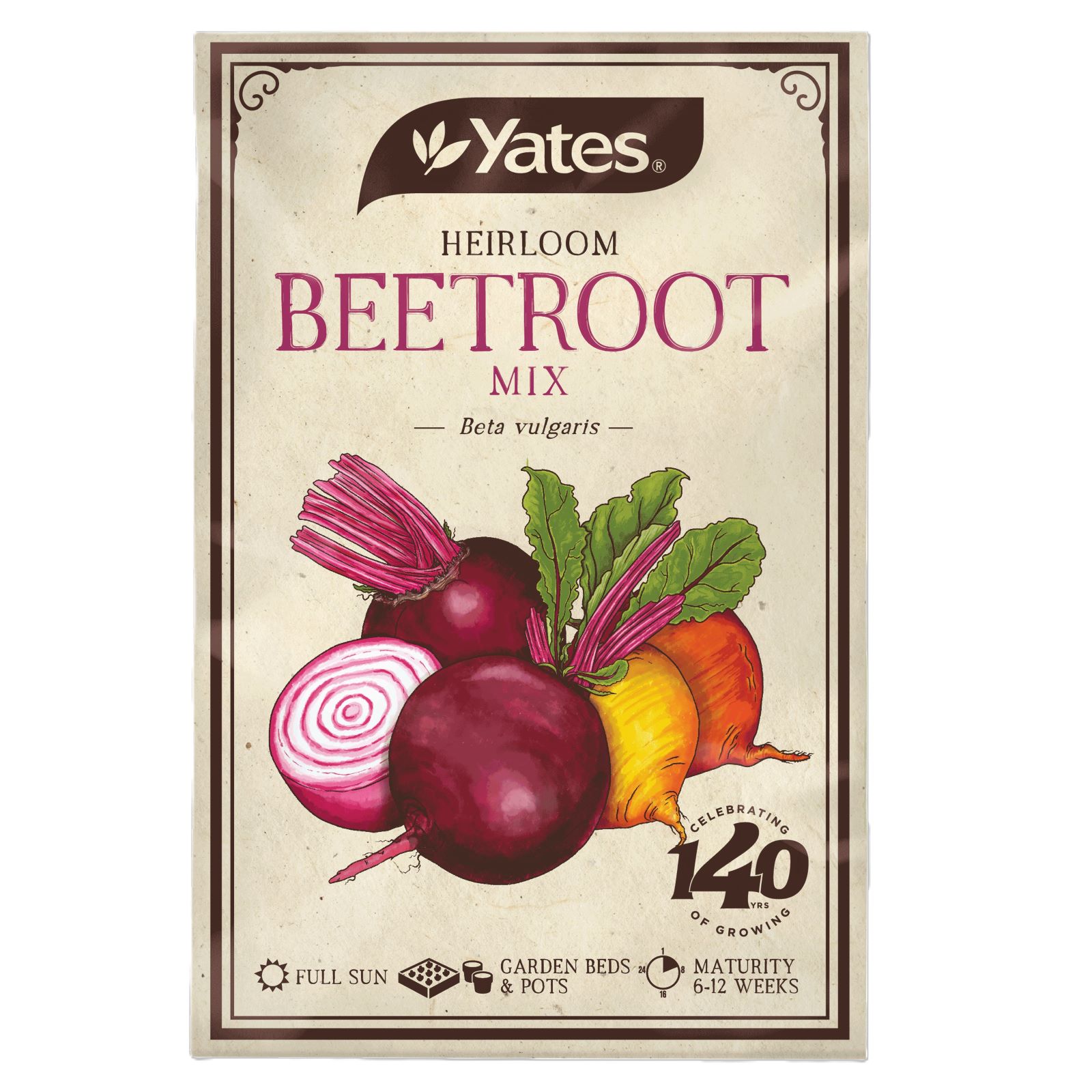 Heirloom beetroot mix seeds