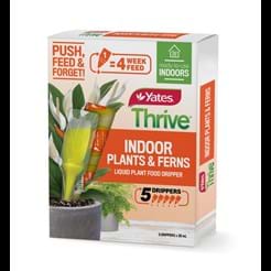 Yates Thrive Indoor Plants & Ferns Liquid Plant Food - 5 Drippers X 30mL