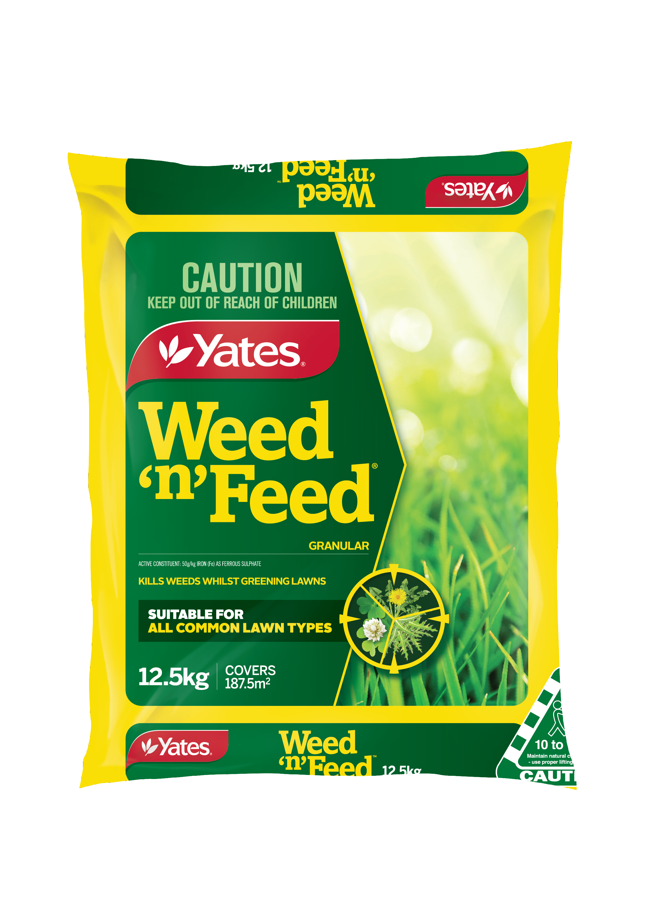 Yates 12.5kg Weed 'n' Feed Granular