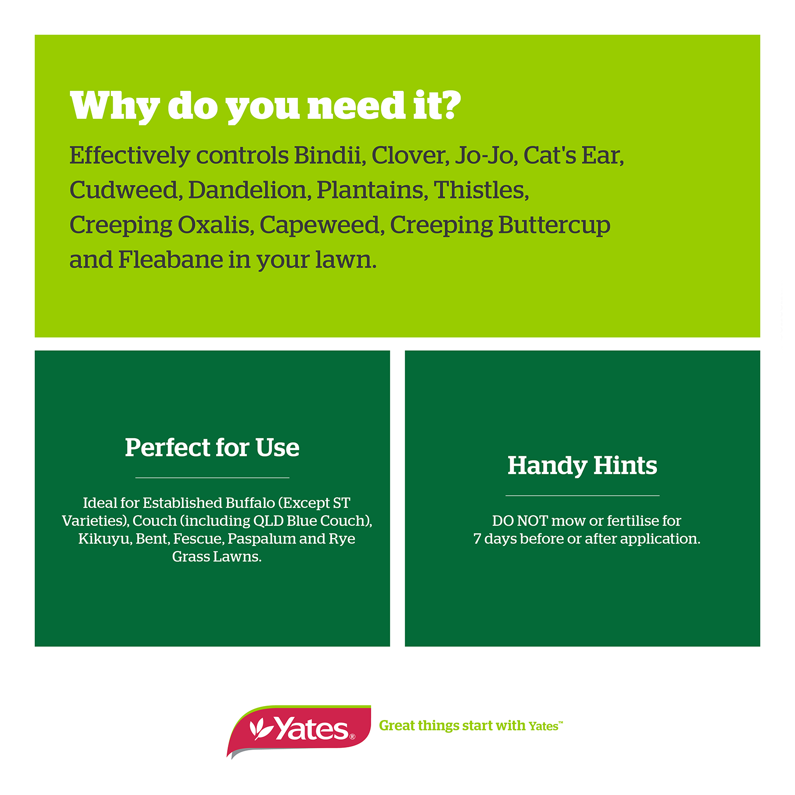 Yates 250mL Buffalo PRO Weed Killer Concentrate