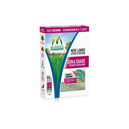 Munns Professional Sun & Shade Lawn Seed Lawn Seeds