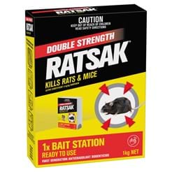 RATSAK 1kg Double Strength Bait Station