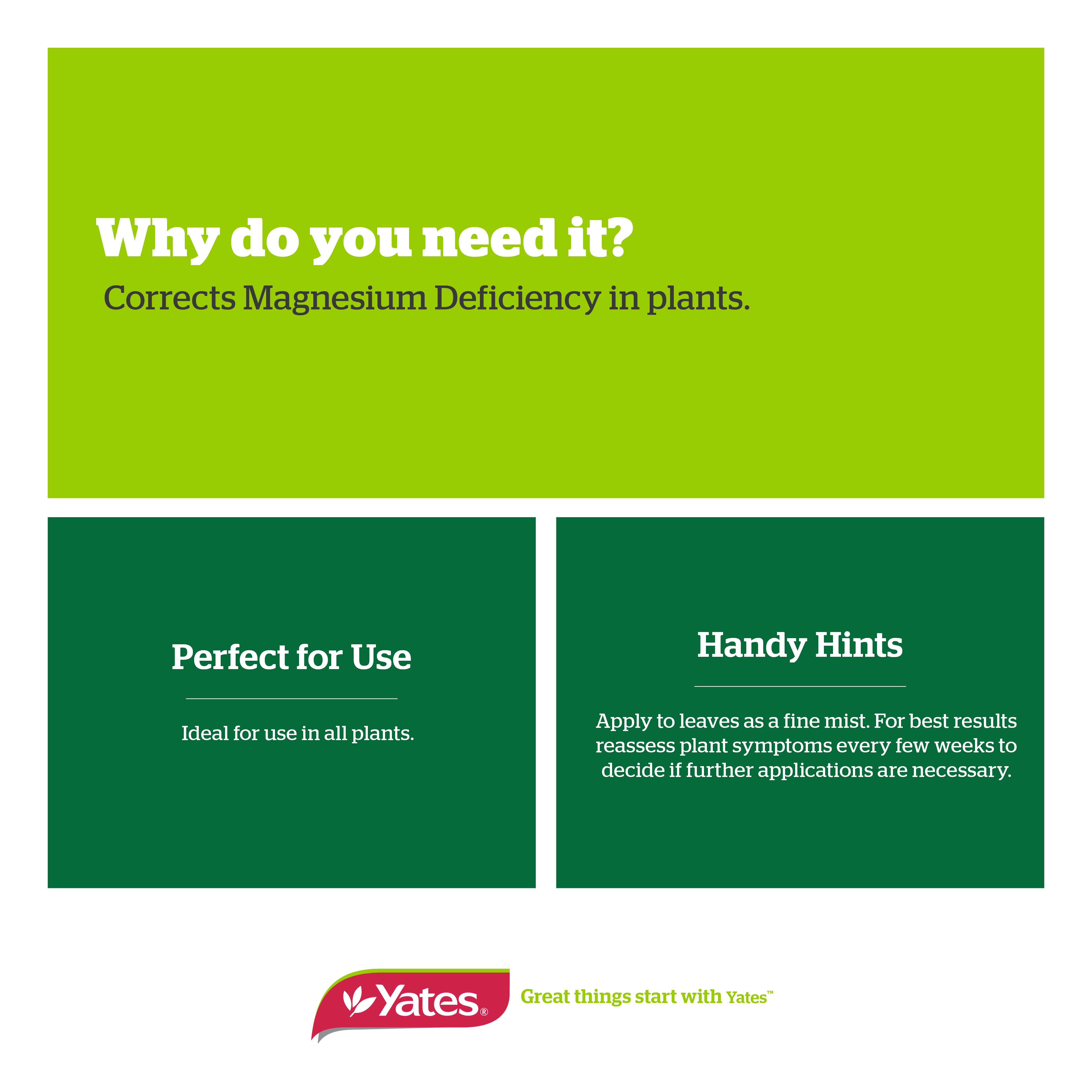 Yates 500mL Leaf Greener Magnesium Chelate Fertiliser