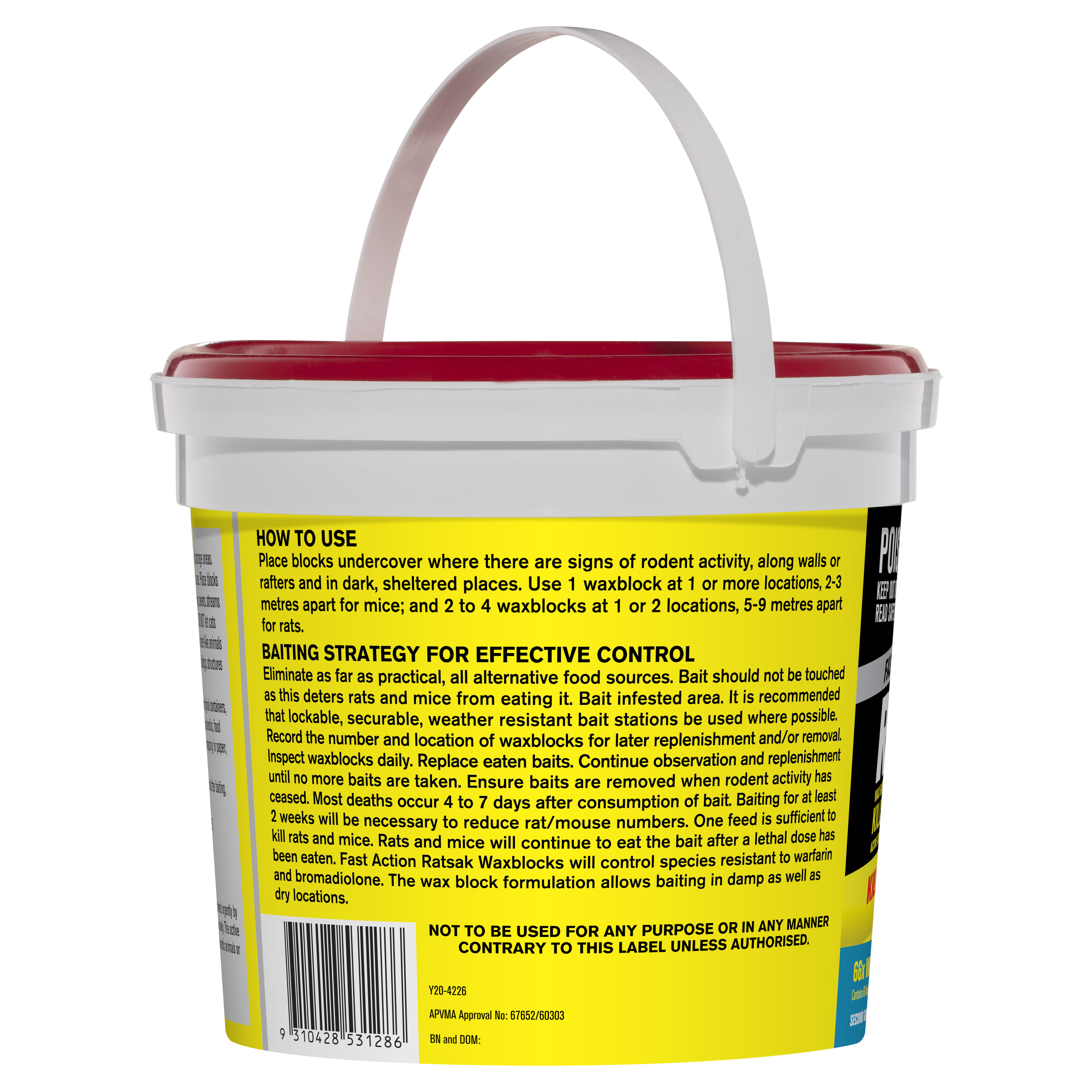 RATSAK Fast Action Wax Blocks | Yates Gardening Australia