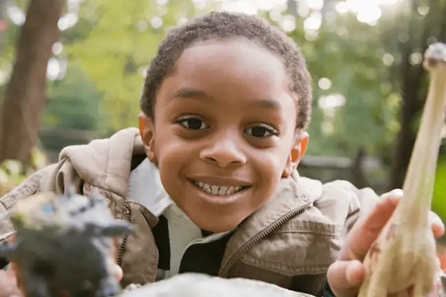 create a kids dinosaur garden 1