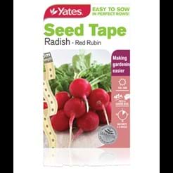 Seed Tape Radish - Red Rubin
