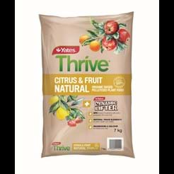 Yates 7kg Thrive Natural Citrus & Fruit Organic Based Pelletised Plant Food