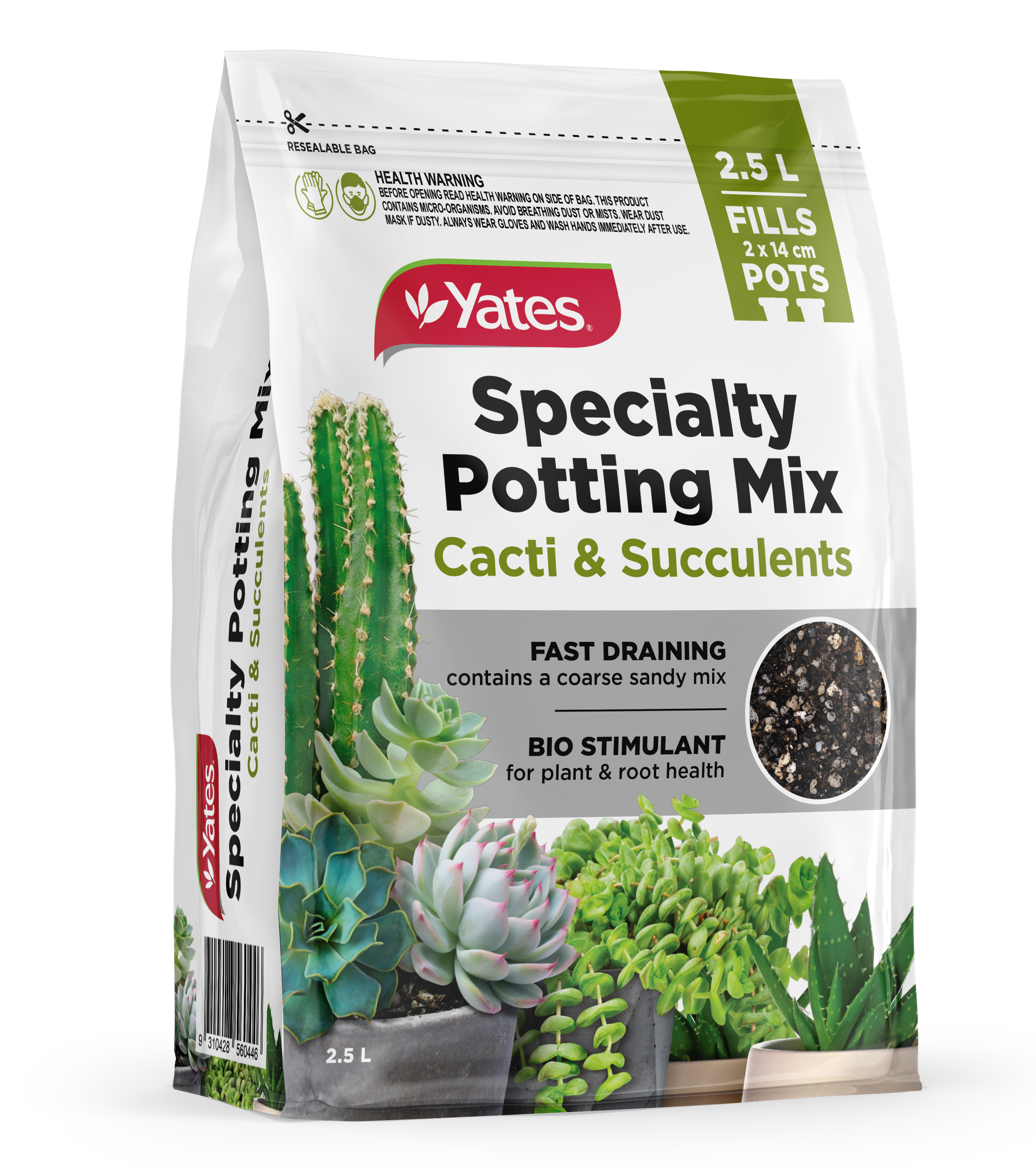 Yates 2.5L Specialty Potting Mix for Cacti & Succulents