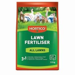 Hortico 2.5kg Lawn Fertiliser for All Lawns