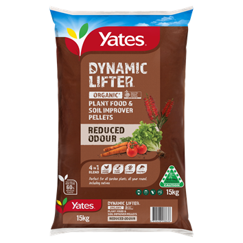 yates-15kg-dynamic-lifter-organic-plant-food-&-soil-improver-pellets-reduced-odour