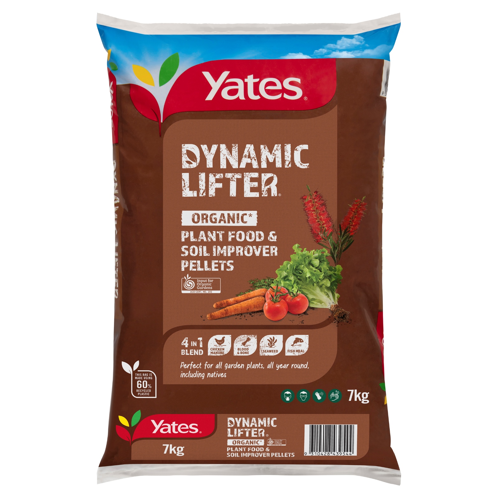Yates 7kg Dynamic Lifter Soil Improver & Plant Fertiliser