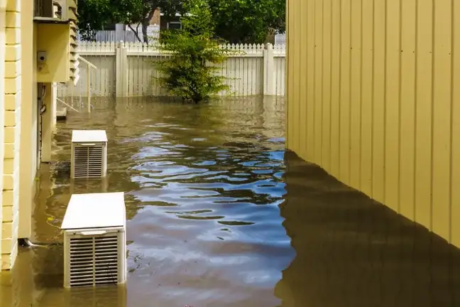 Flood Backyard Water Damage