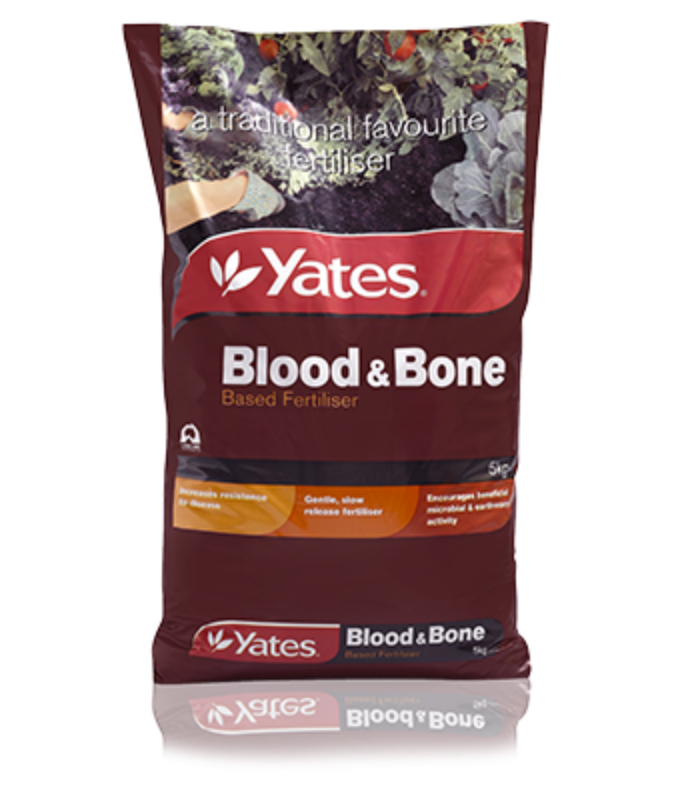 Yates 5kg Blood and Bone Based Fertiliser Yates Gardening Australia