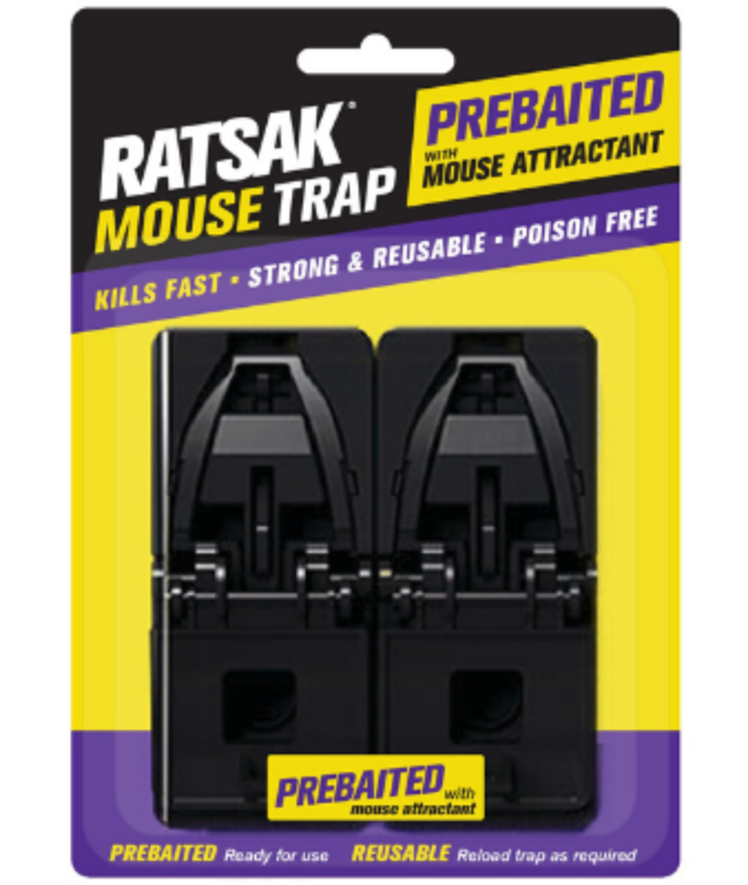 RATSAK PreBaited Mouse Trap Yates Gardening Australia
