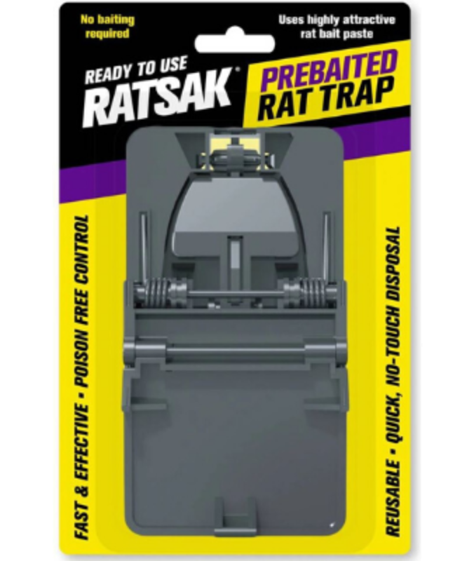 RATSAK PreBaited Rat Trap Yates Gardening Australia