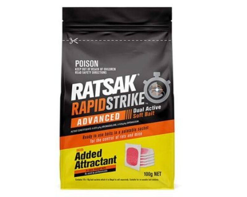 RATSAK Rapid Strike Advanced Dual Active Soft Bait Yates Gardening Australia