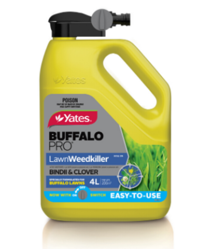 Yates 4L Buffalo PRO Selective Bindii & Broadleaf Weed Killer HoseOn Yates Australia