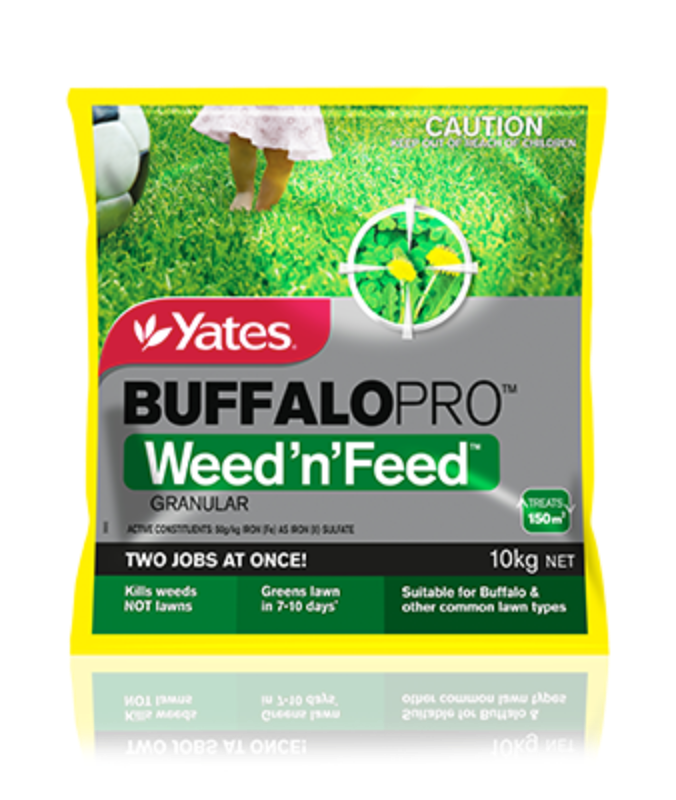 Yates Buffalo PRO Weed 'n' Feed Granular Yates Gardening Australia