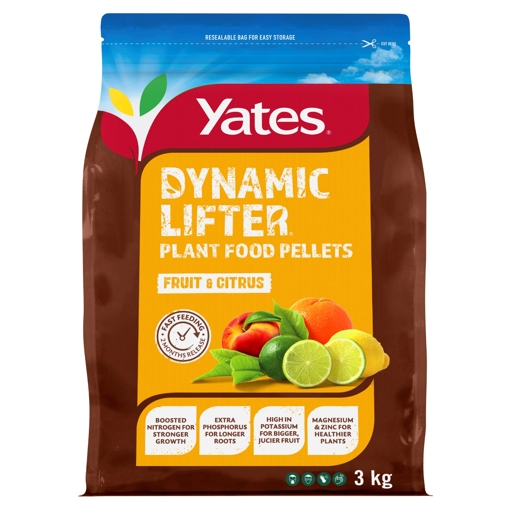 Yates 3kg Dynamic Lifter Fruit & Citrus Pelletised Plant Food