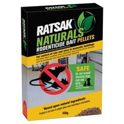 RATSAK 450g Naturals Rodent Bait Pellets