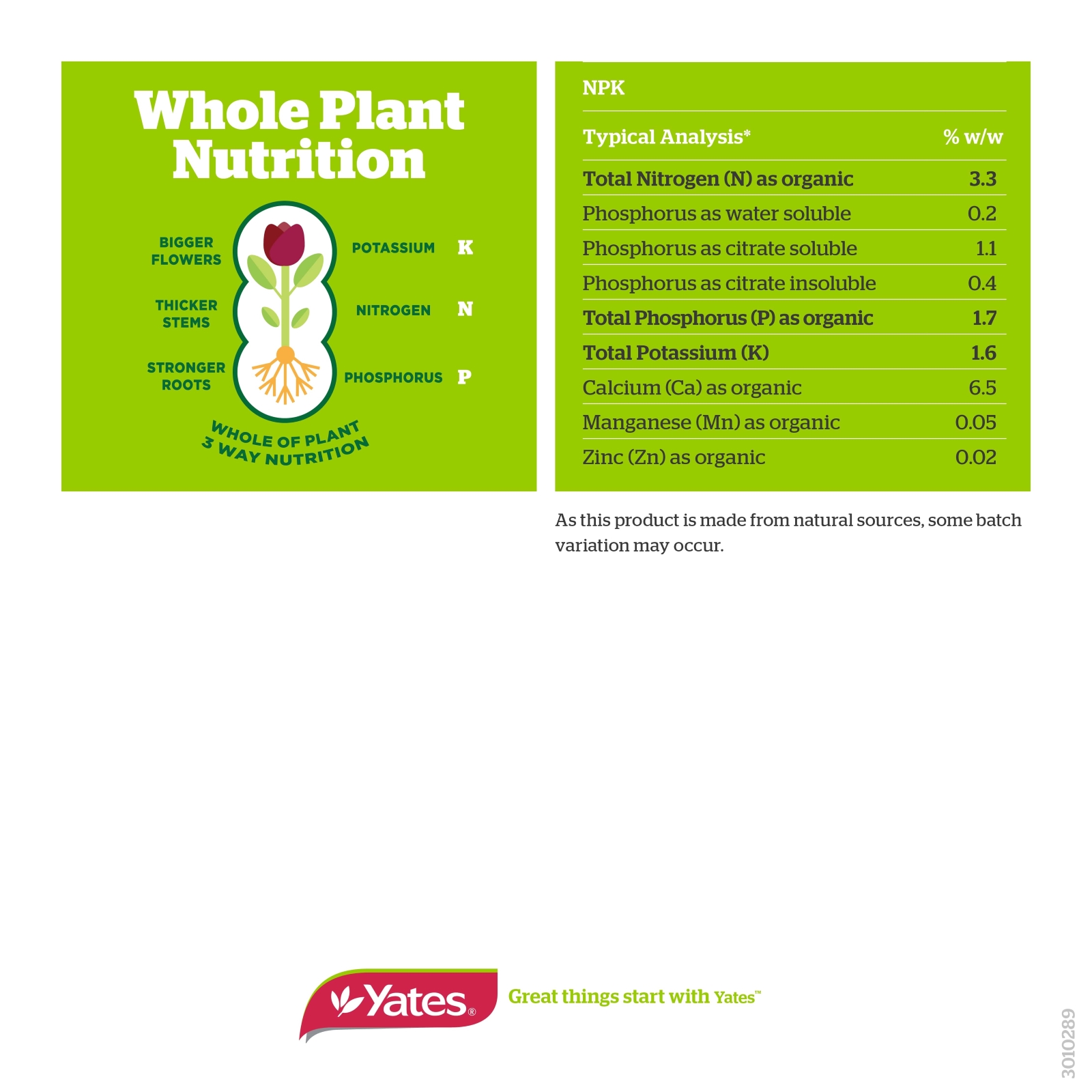 Yates 15kg Dynamic Lifter Reduced Odour Soil Improver & Plant Fertiliser
