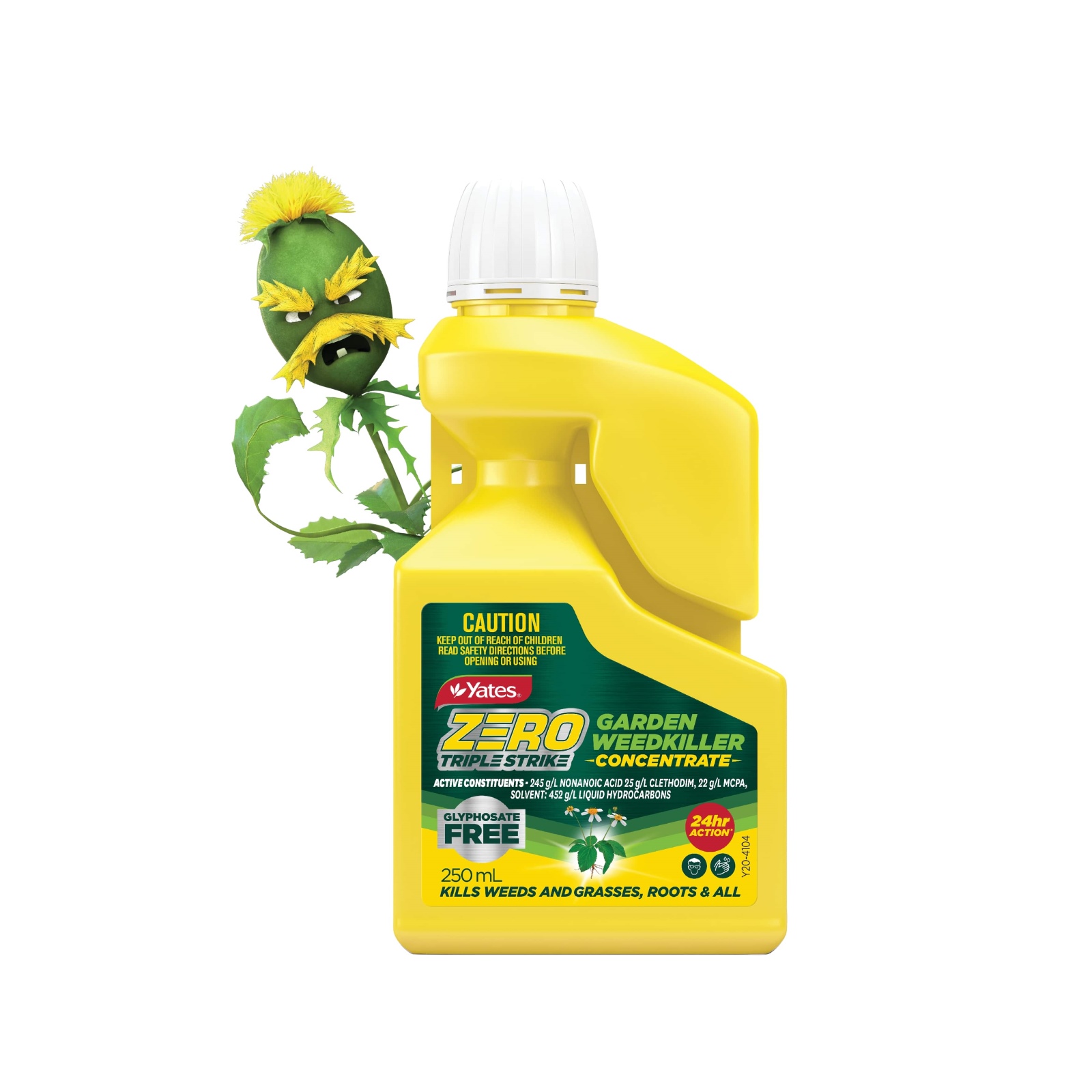 Yates 250mL Zero Triple Strike Garden Weedkiller Concentrate