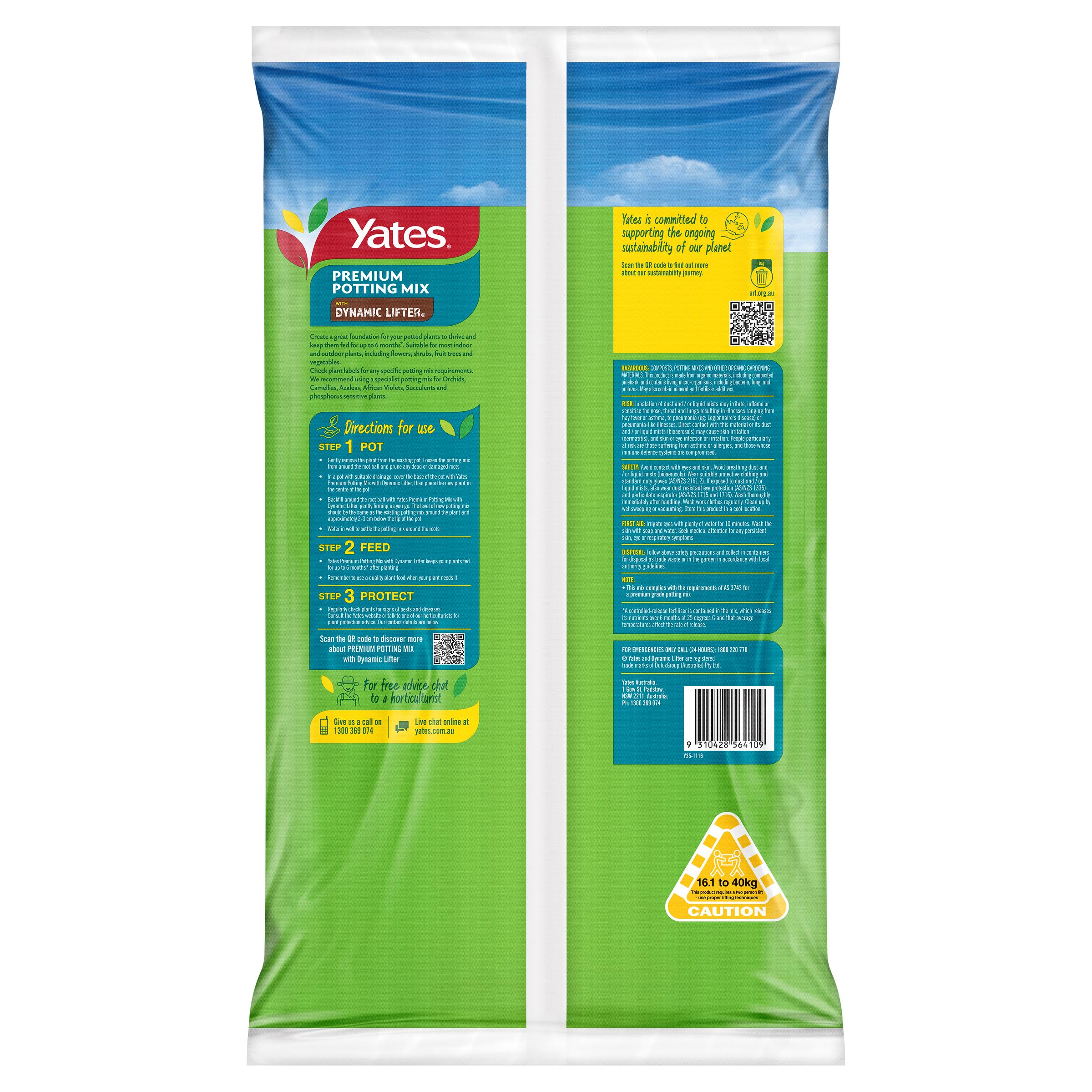 Yates 30L Dynamic Lifter Potting Mix