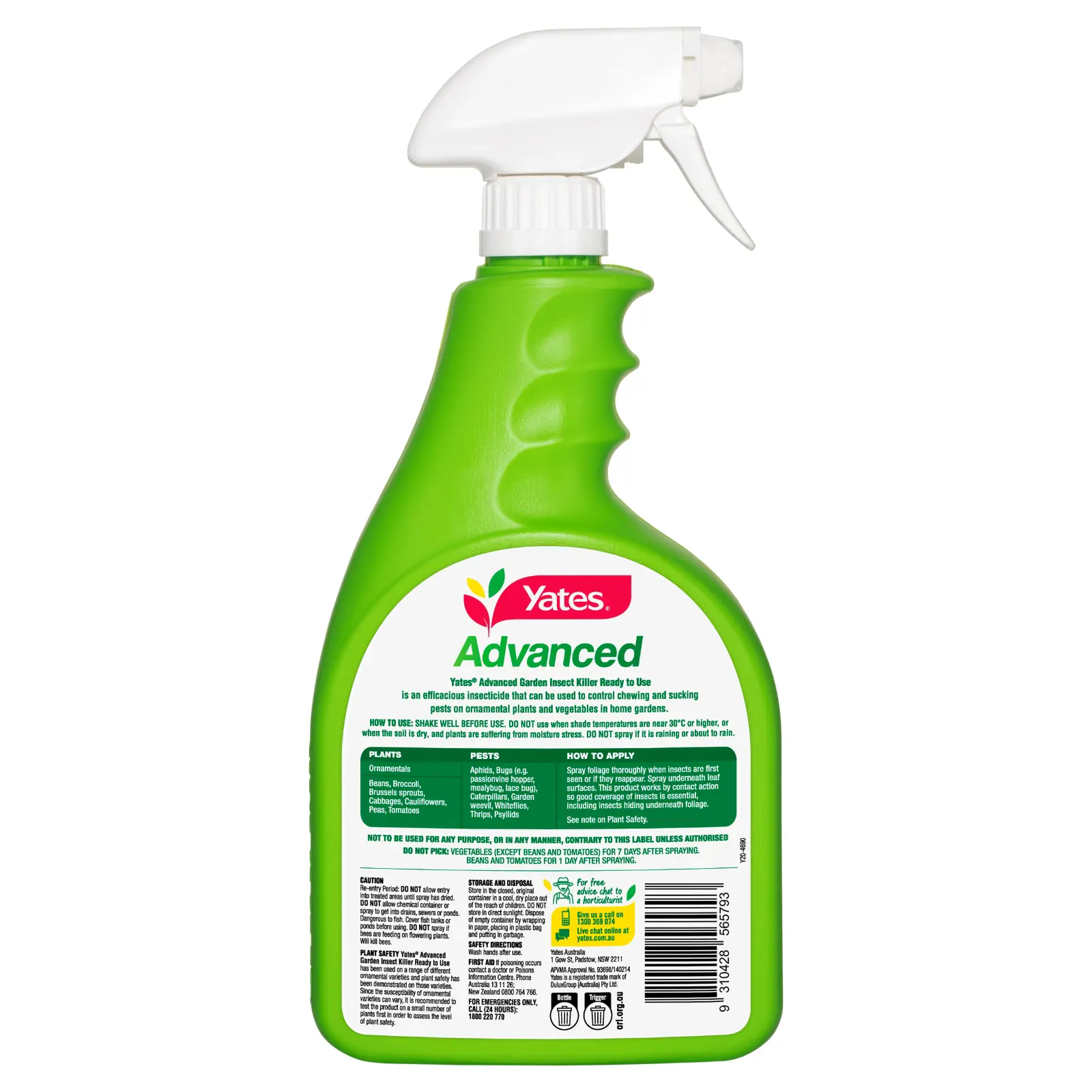 Yates Insect Spray Yates Advanced Garden Insect Killer 750ml