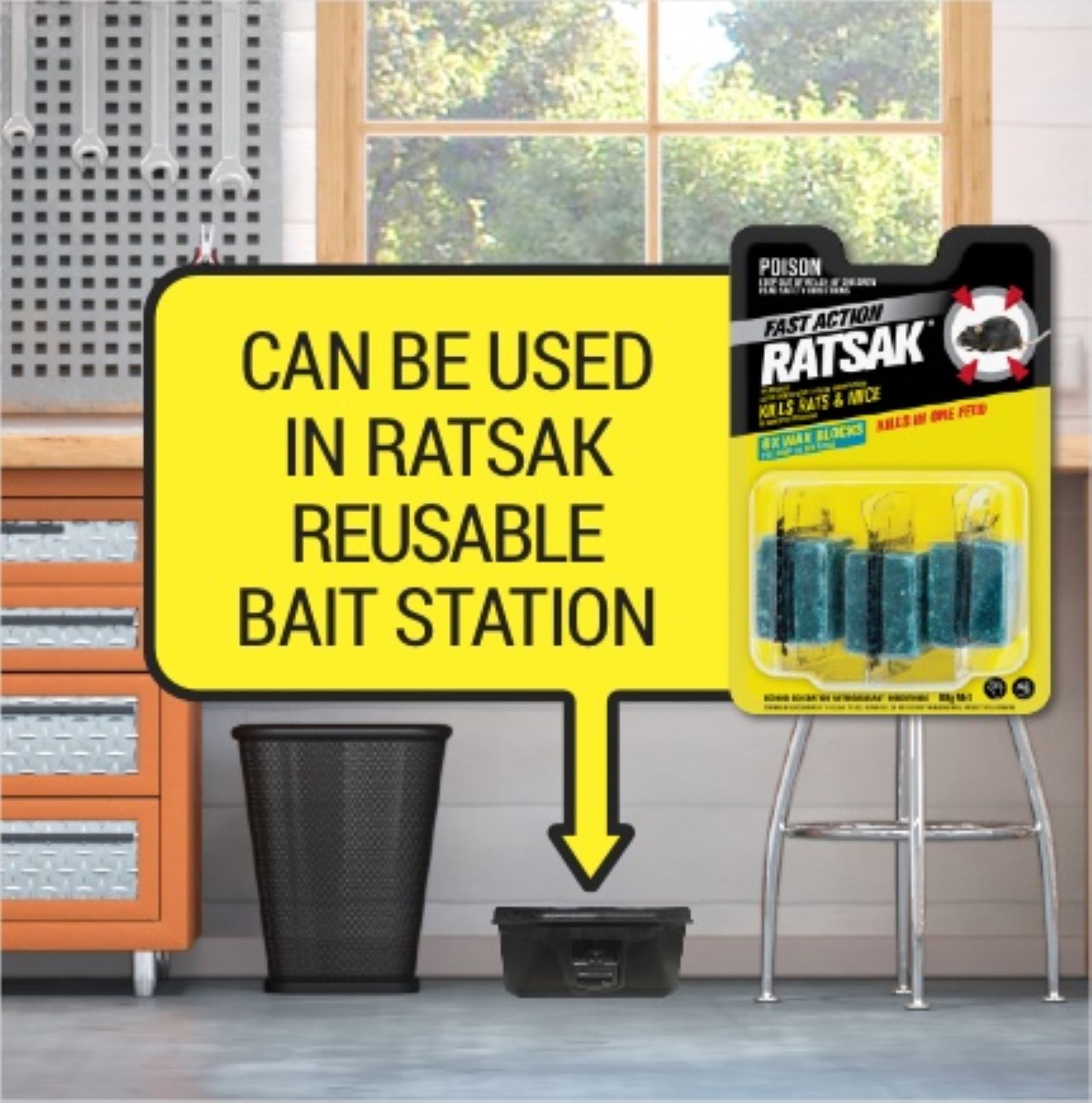 RATSAK Fast Action Wax Blocks | Yates Gardening Australia