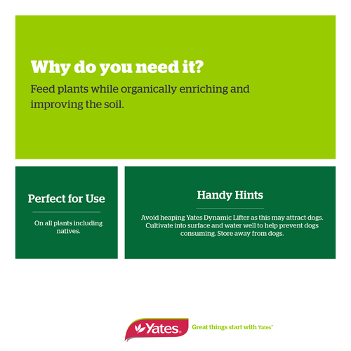 Yates 25kg Dynamic Lifter Standard Pellets