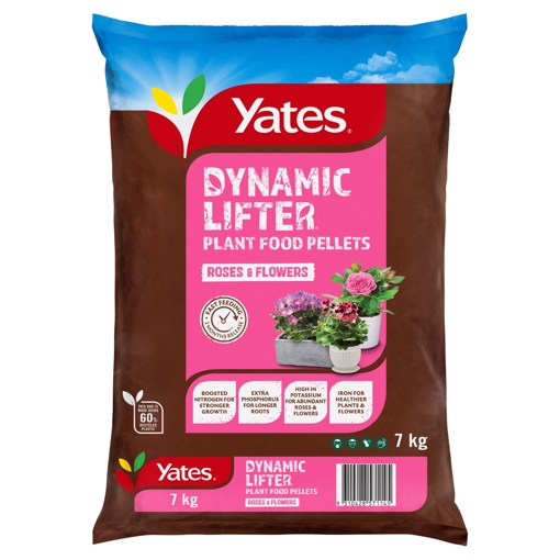 Yates 7kg Dynamic Lifter Roses & Flowers Pelletised Plant Food