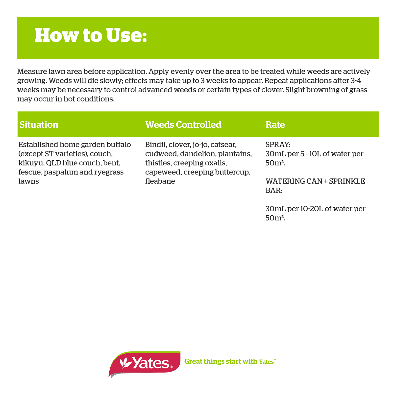 Yates 250mL Buffalo PRO Weed Killer Concentrate