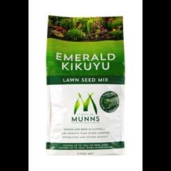 Munns 2.5kg Emerald Kikuyu Lawn Seed Mix