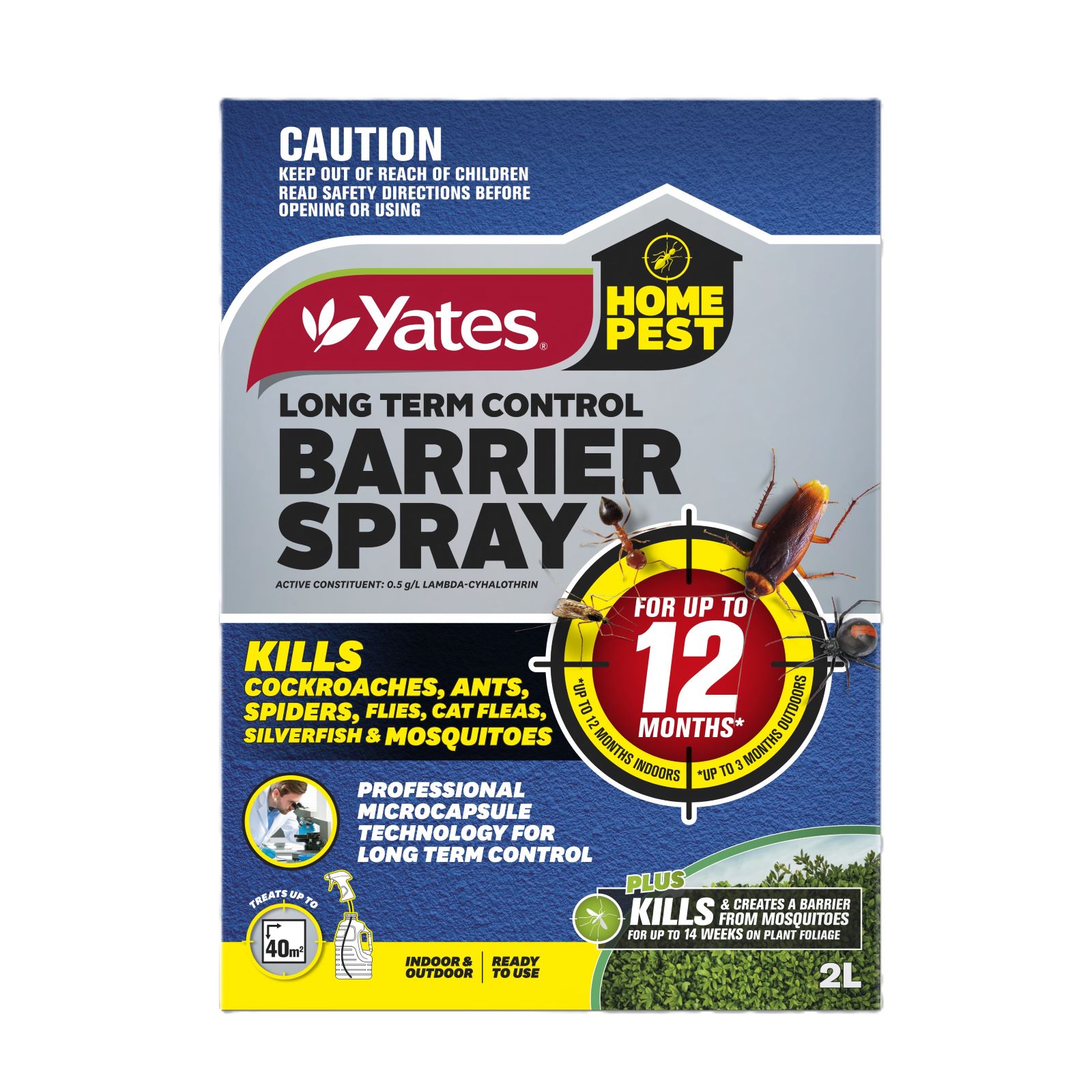 Yates Insect Spray Yates 2L Home Pest Long Term Control Barrier Spray