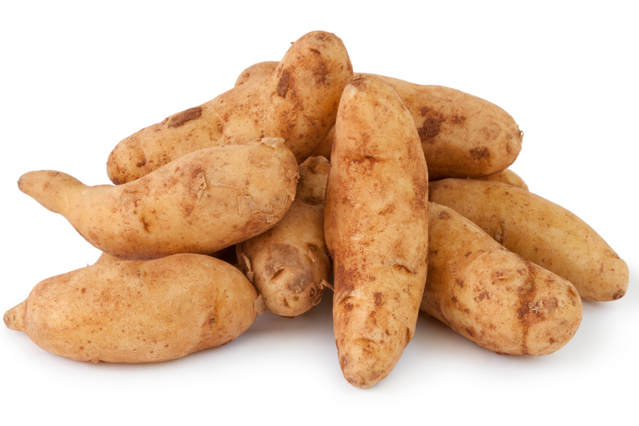 Kipfler Potato - long potato with white skin