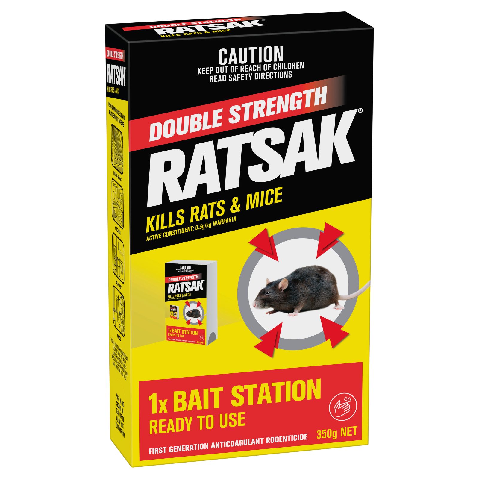 RATSAK Double Strength Bait Station