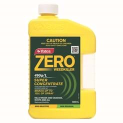 Yates 500ml 490g/L Zero Weed Killer Super Concentrate