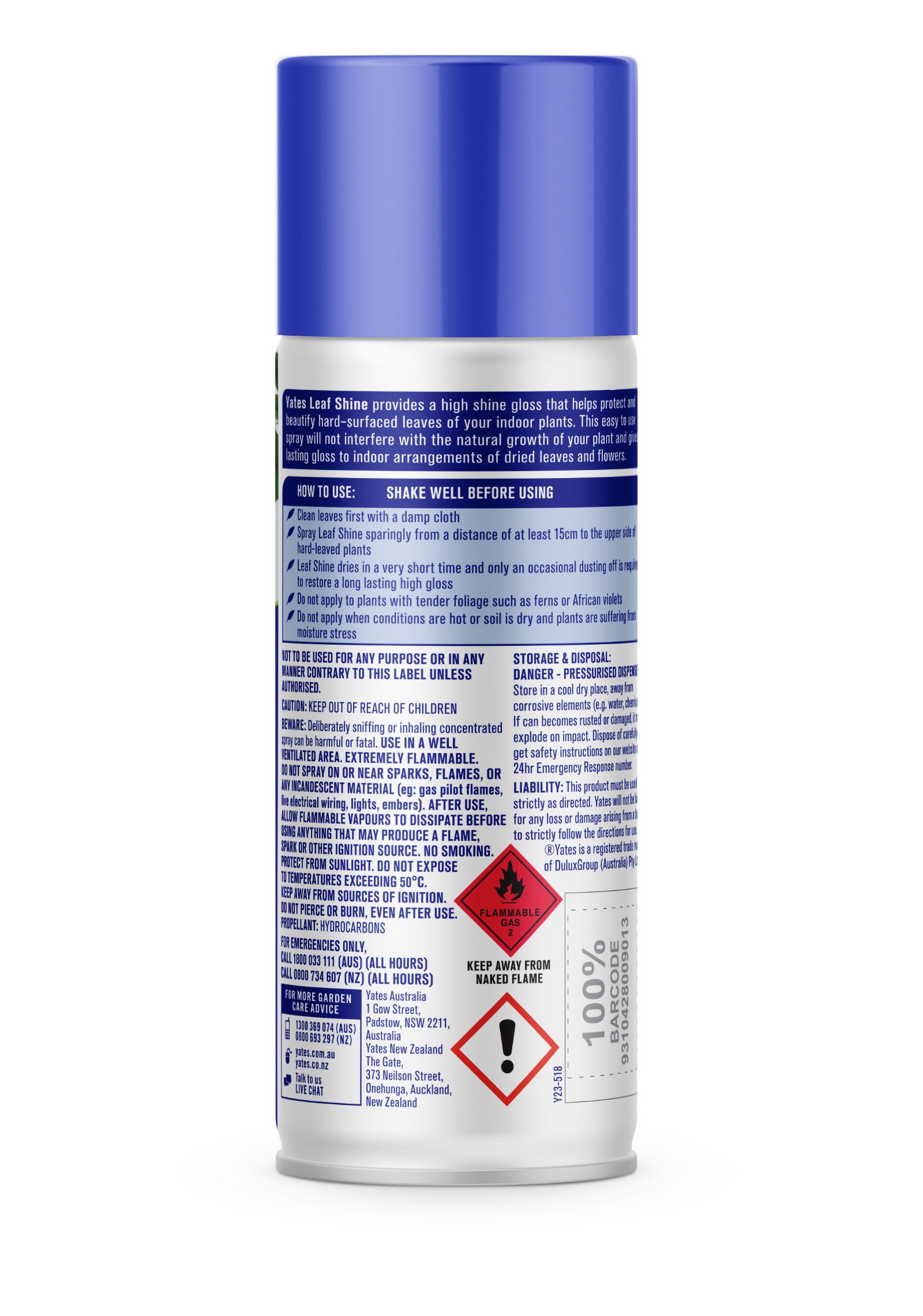 Yates Leaf Shine Aerosol